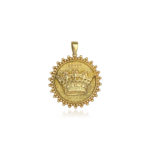 Crown Gold Pendant