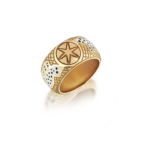 Big Dot Panther Gold Ring