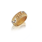 Big Dot Snake Gold Ring