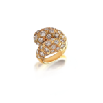 Knob Gold & Diamond Ring