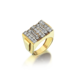 Gold Ring With Diamonds