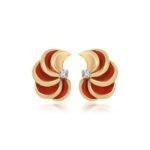 Flames Gold Earrings