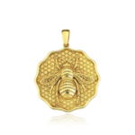 Mother Bee Gold Pendant